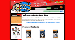 Desktop Screenshot of funkyfoodshop.com